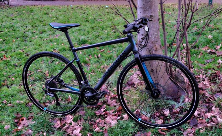 MENS BOARDMAN HYB 8.6 WITH HYDRAULIC BRAKES [ USED A HANDFULL OF TIMES SIZE MEDIUM £190