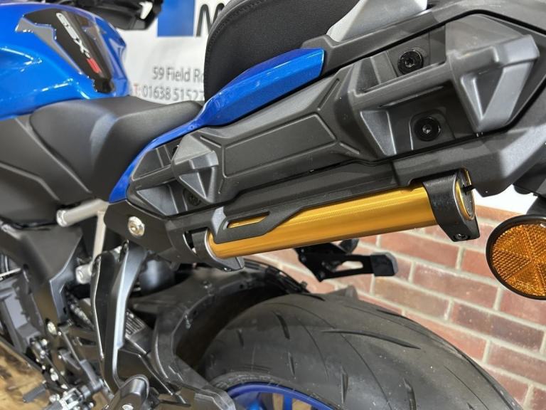 Suzuki GSX-S1000GX+ , Triton Blue with Panniers