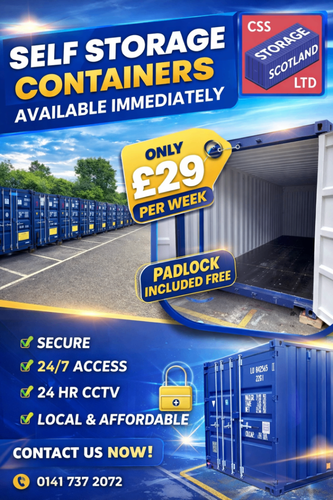 Self storage containers
