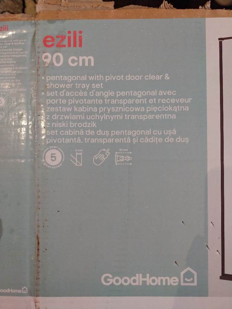 Shower Enclosure & Tray Set