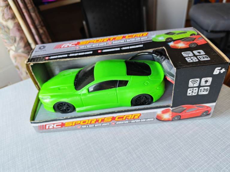 Brand new green RC car