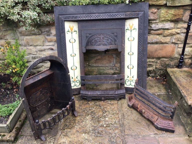 CAST IRON FIREPLACE