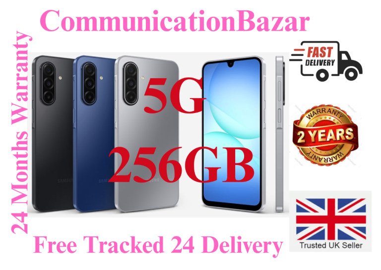 Samsung Galaxy A17 5G 256GB, Dual Sim, Brand NEW, Factory Sealed, Boxed, Unlocked to all Network