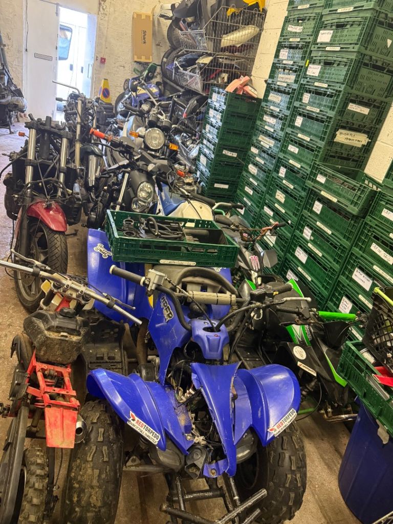 MOTORBIKE PARTS PANELS TANKS FORKS READ ADD