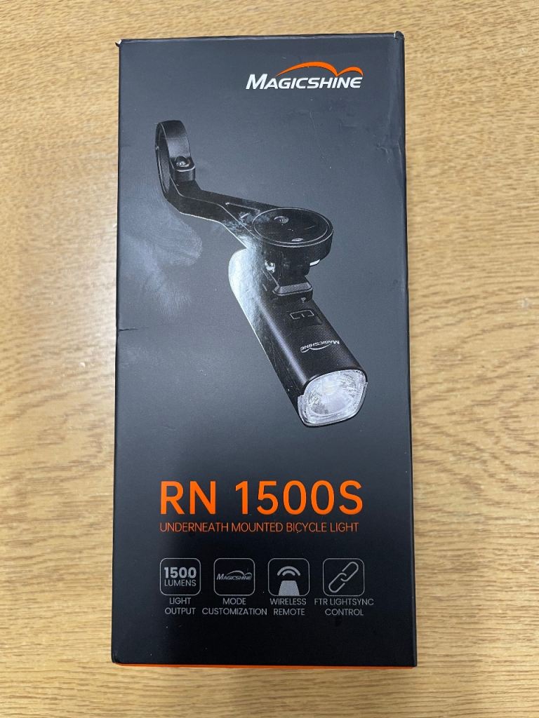 Magicshine RN 1500S Underneath Mounted Bicycle Light - As new