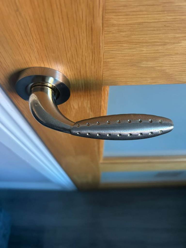 Oak Internal doors with a clear varnish finish