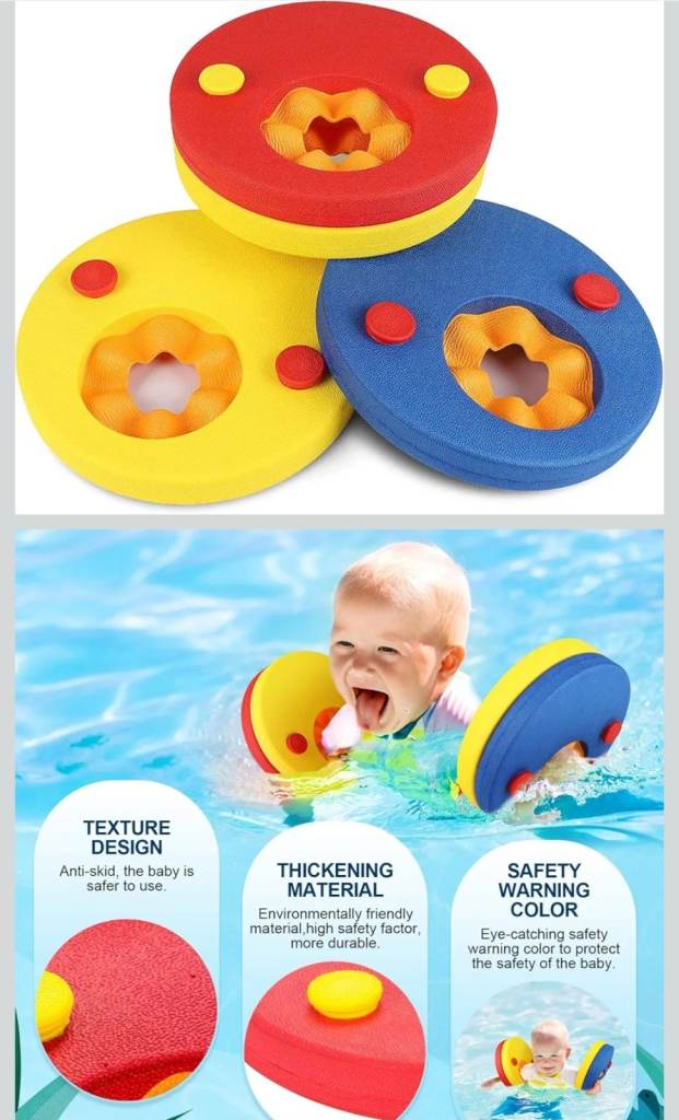 Swimming arm band foam float ring aid for kids