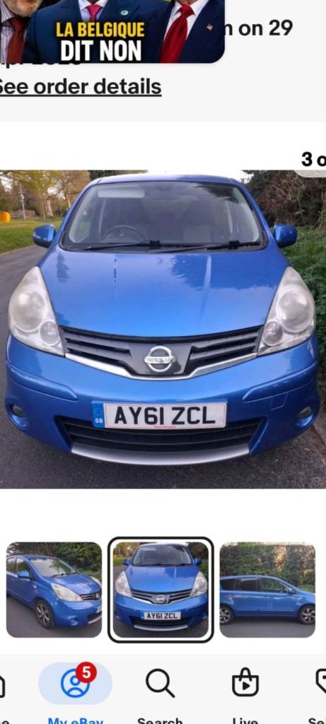 Nissan, NOTE, MPV, 2011, Manual, 1386 (cc), 5 doors