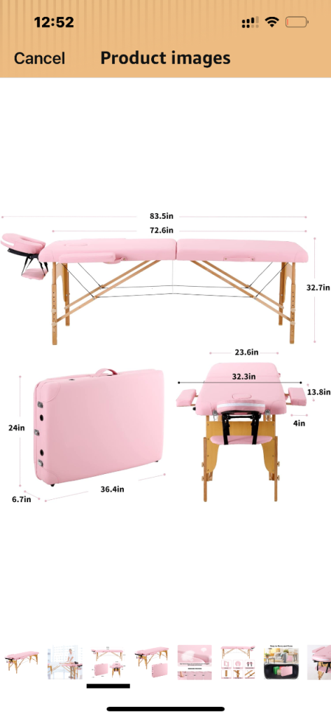 Massage bed 