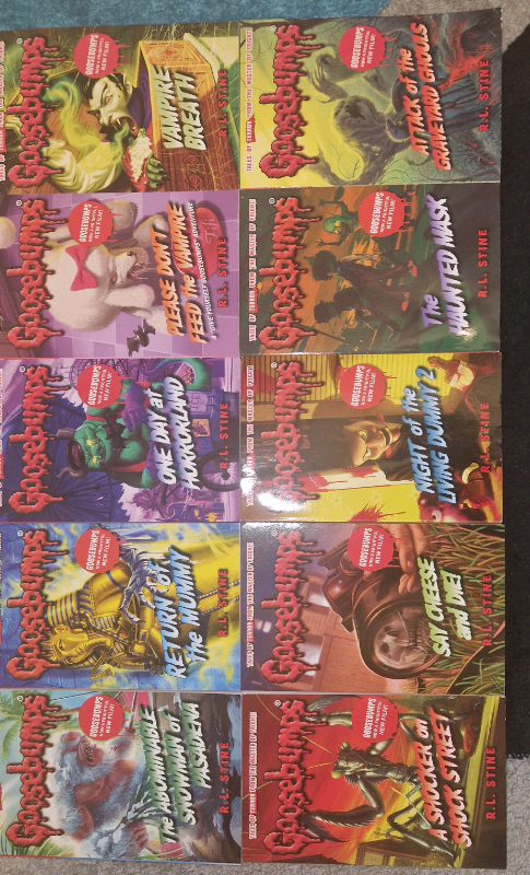 Goosebumps 10 books collection 