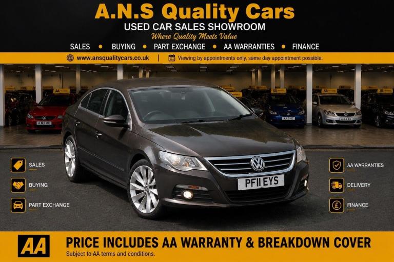 2011 Volkswagen CC 2.0 TSI GT Euro 5 4dr (5 Seat) COUPE Petrol Manual