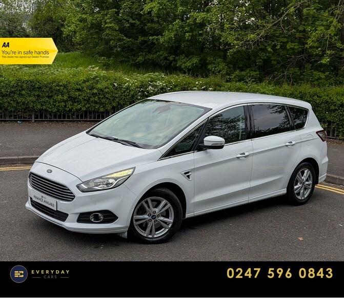 2016 Ford S-Max 2.0 TDCi Titanium Powershift (s/s) 150 Bhp | 2 F/Keepers _ MOT till Apr 202 MPV D...