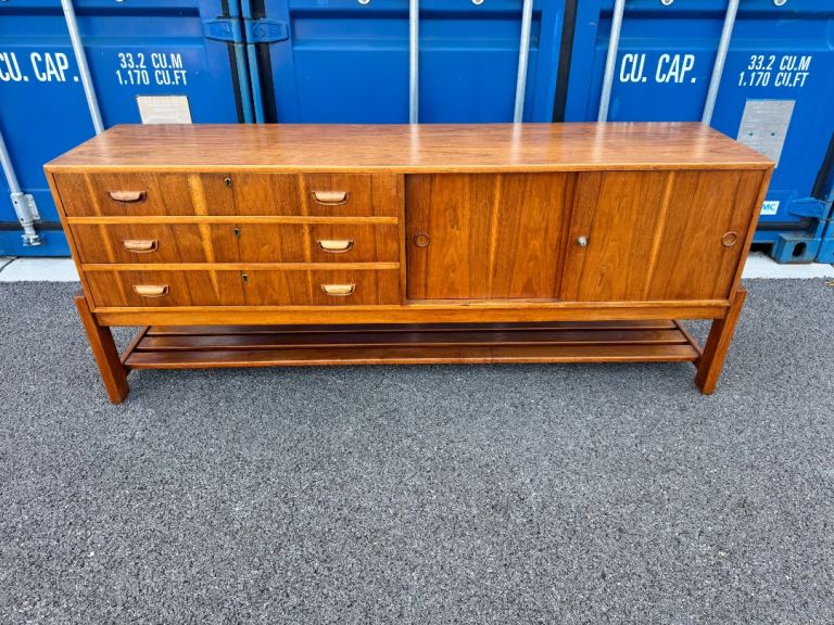 Vintage Sideboard Possible Delivery this is made of Solid Hardwood very unusual peace 