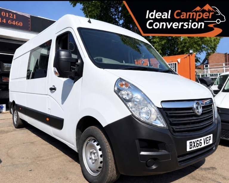 VAUXHALL MOVANO Combi Van X 6 SEATS EX MINISTRY IDEAL CAMPER CONVERSION 2017