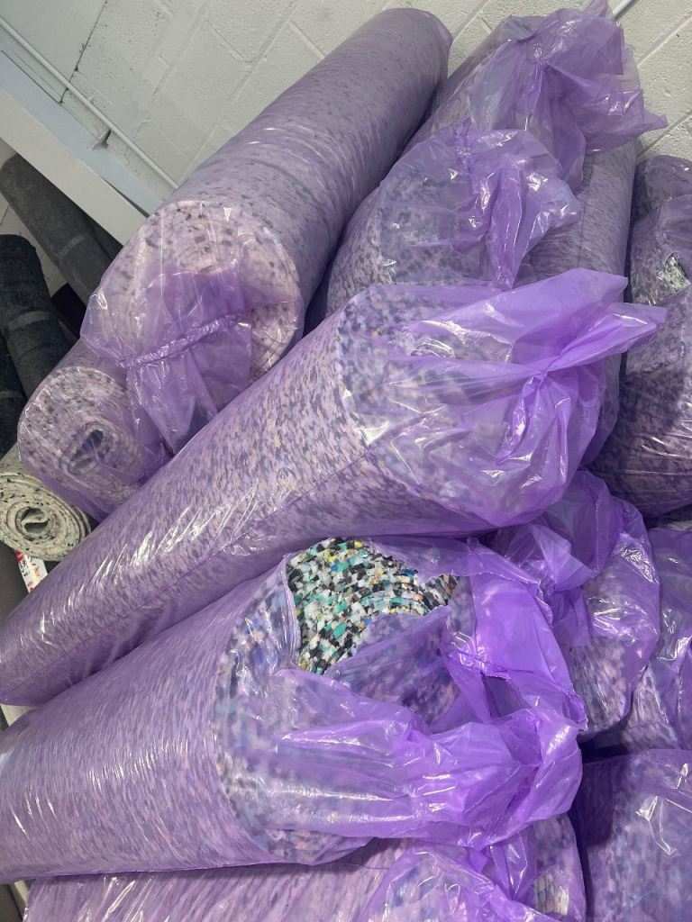 Carpet underlay brand new 10 mm thick , 15 sq m per roll £40