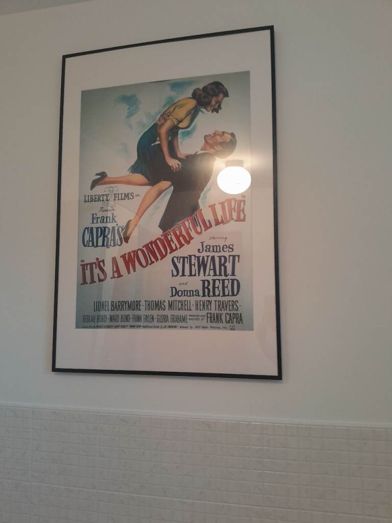 It's a Wonderful Life Movie Poster in Black Frame £50