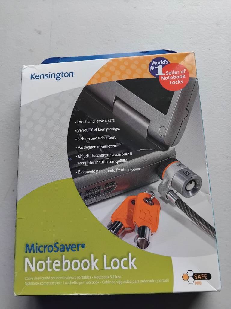 Microwave Notebook lock new in box