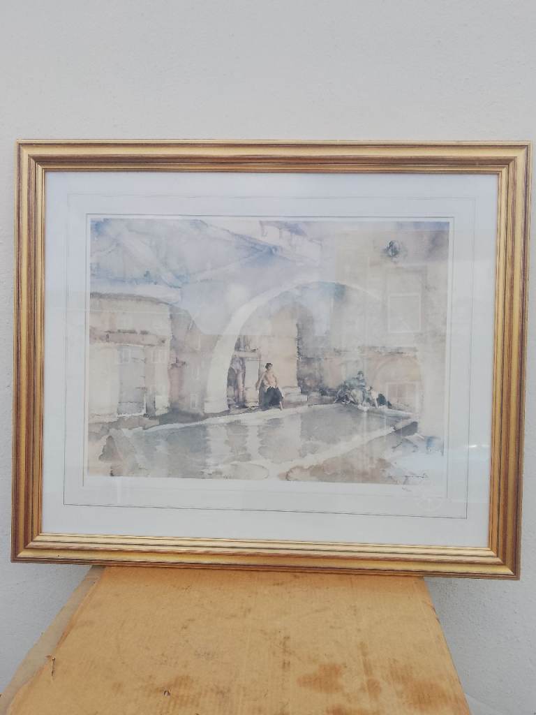 🛑 FREE DELIVERY,,, LARGE 'SIR W. RUSSELL FLINT' LIMITED EDITION PRINT 