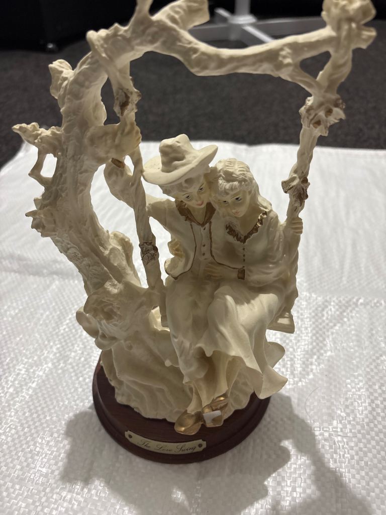 Charming Couple on Swing Figurine – 'The Love Swing'