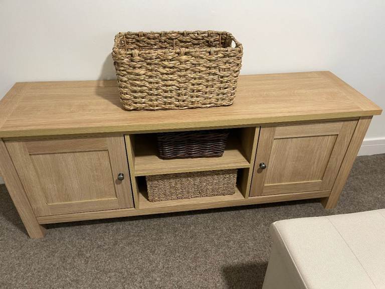 Oak TV stand