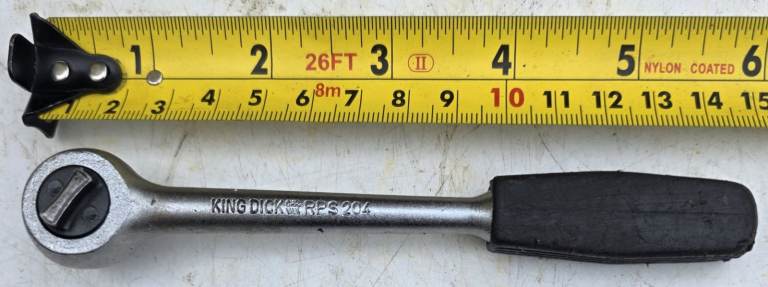 KING DICK 1/4" Mini Ratchet. READ DESCRIPTION PLEASE.