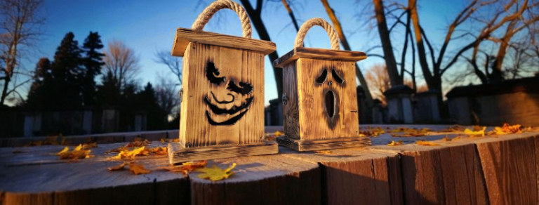 Handmade Halloween Lanterns