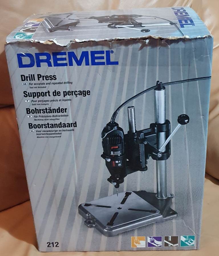 Dremel 212 Drill Press Station Brand New Opened Never Used & Boxed