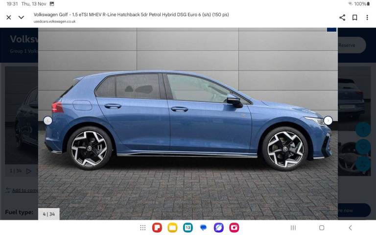 2026 VW GOLF 8.5 R LINE DIAMOND CUT ALLOYS WITH GOODYEAR F1 TYRES