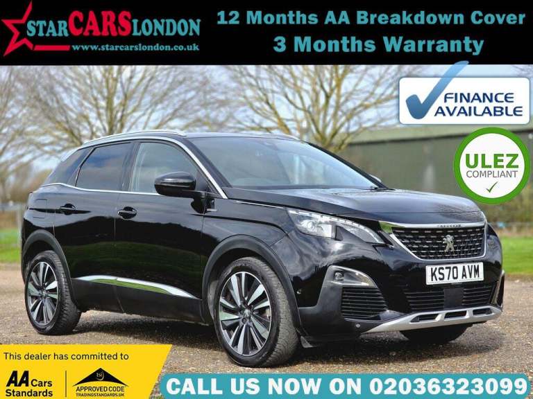 2020 Peugeot 3008 1.2 PureTech GT Line Premium Euro 6 (s/s) 5dr HATCHBACK Petrol Manual