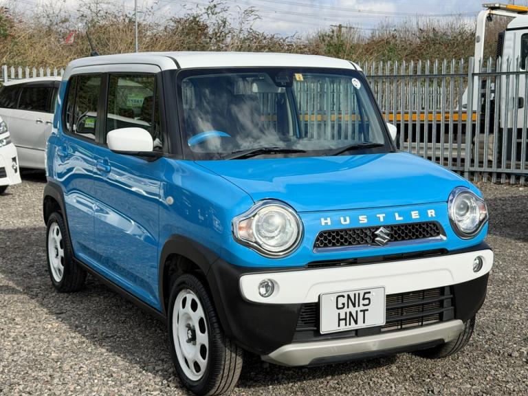 2015 Suzuki Hustler TURBO G 660cc Summer Blue Auto Kie Car Apple CarPlay Fresh Import Hatchback P...