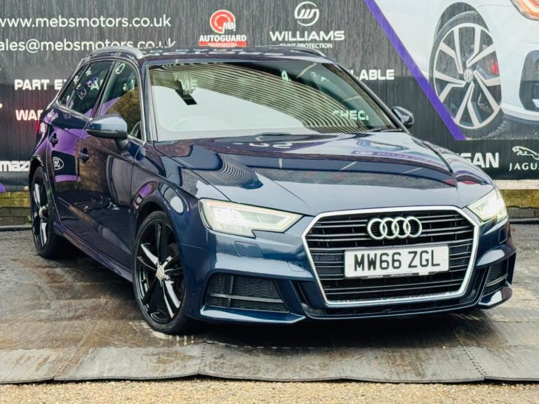2016 Audi A3 1.6 TDI S line Sportback S Tronic Euro 6 (s/s) 5dr HATCHBACK Diesel Automatic