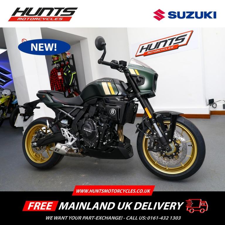 NEW Suzuki GSX-8TT. Pearl Matt Green. JUST £8,999 ON THE ROAD (NO ADDED FEES!)