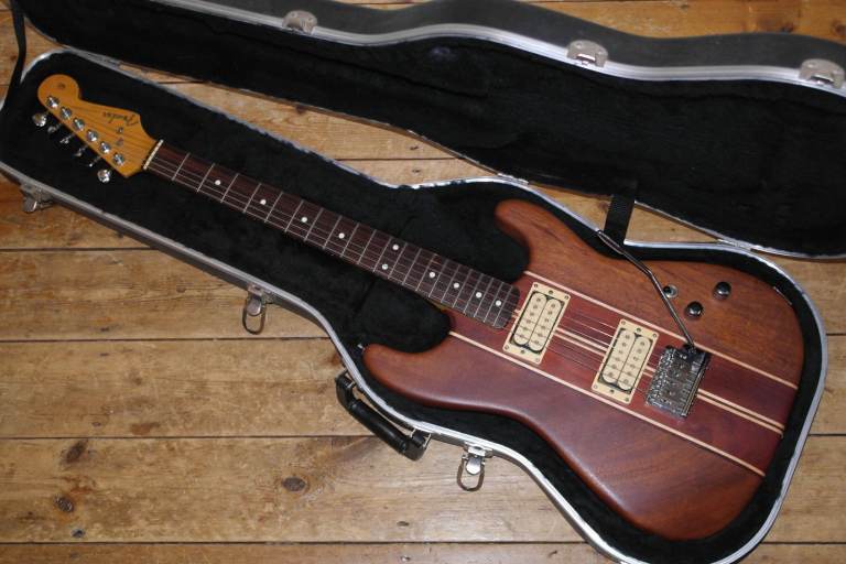 1984 Mighty Mite USA parts Stratocaster guitar with Mighty Mite FG1800 pickups
