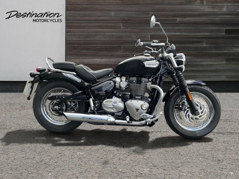 2025 Triumph Bonneville Speedmaster STANDARD COLOUR Petrol black 6 Speed