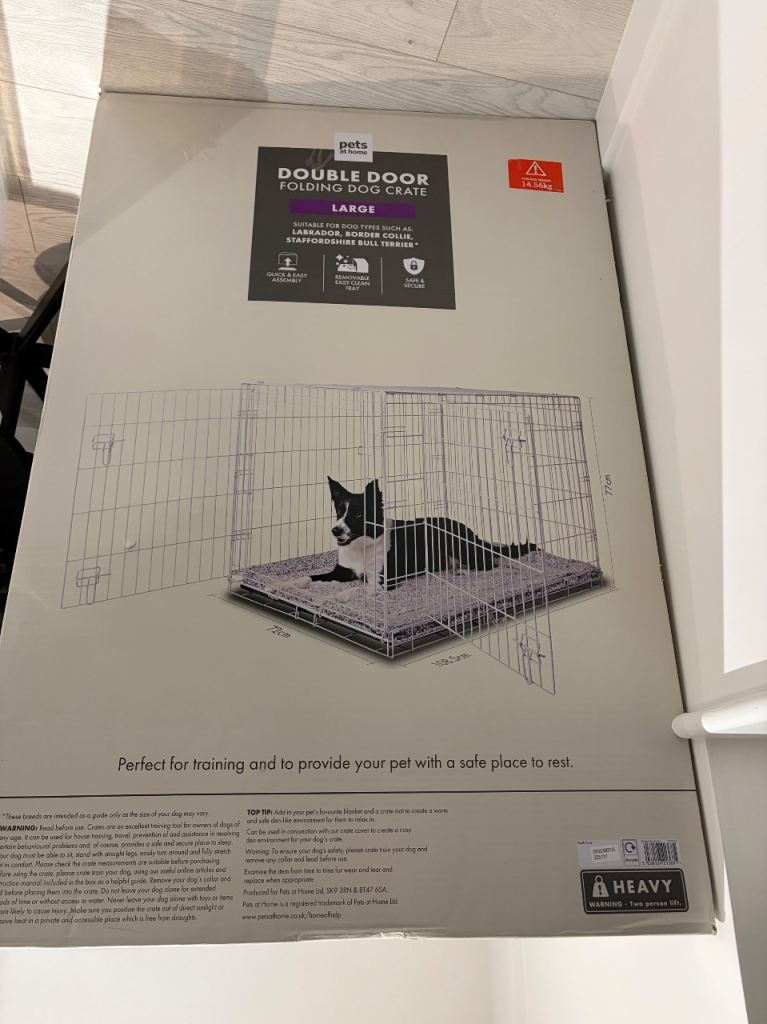 Cat or dog crate large 