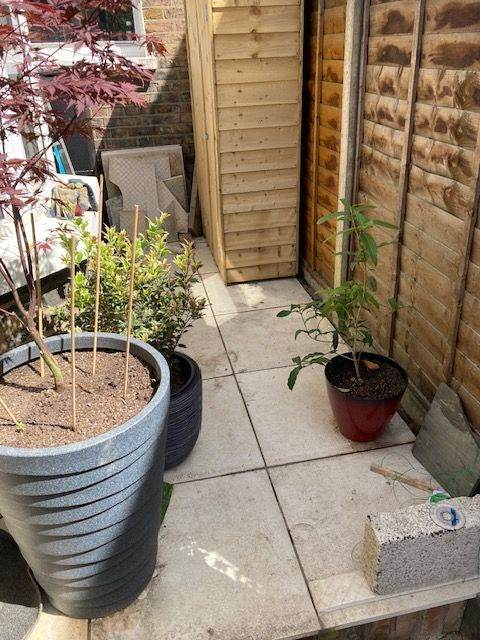 For free- white stone paving tiles