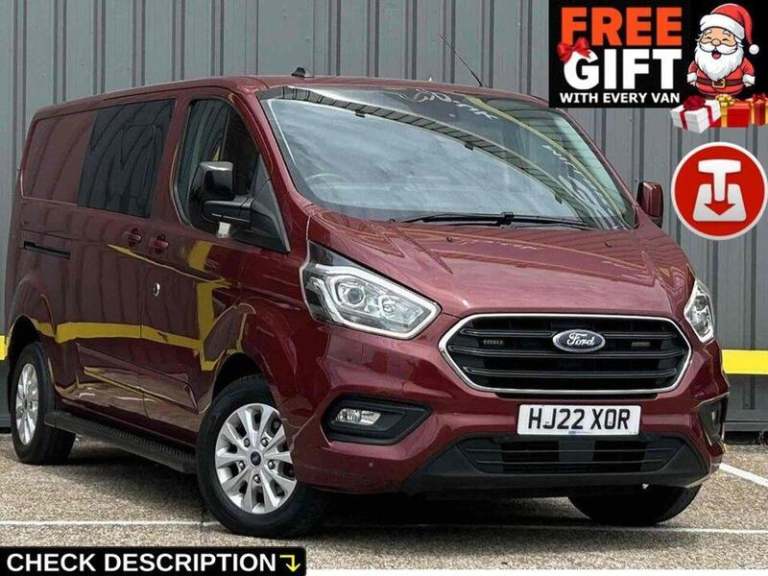 image for 2022 Ford Transit Custom 320 Limited Lr Dciv P/V 2.0 Panel Van Automatic Diesel 2.0 Crew Van Auto...