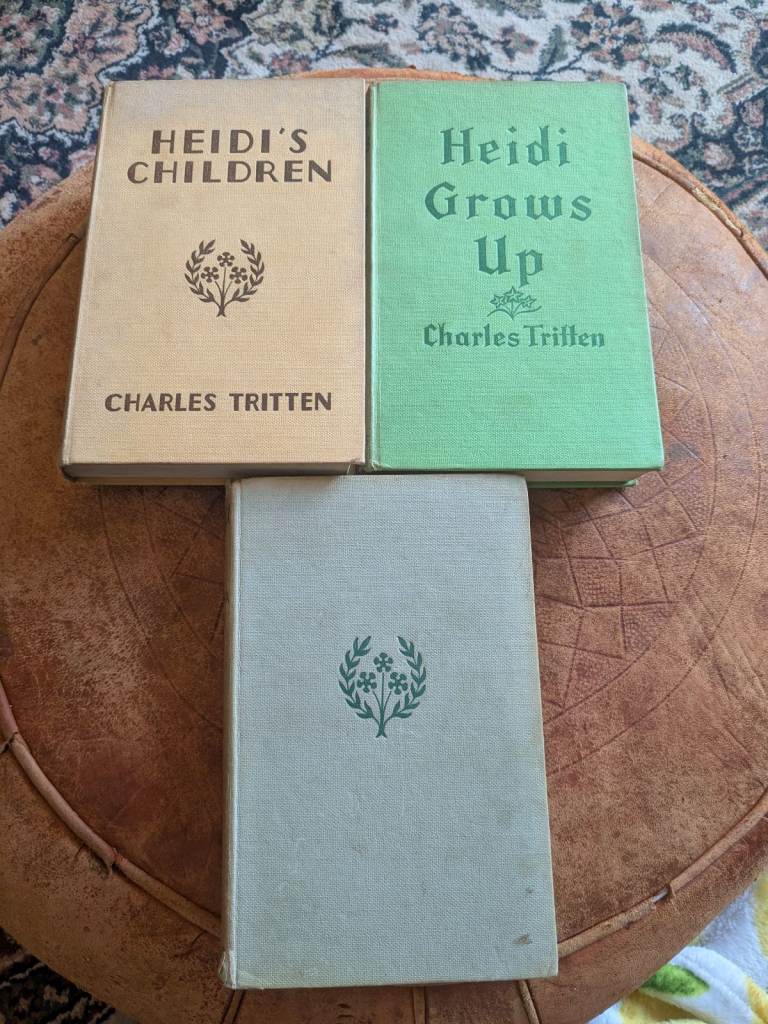 3 Heidi Childrens Books 1960's Illustrated 