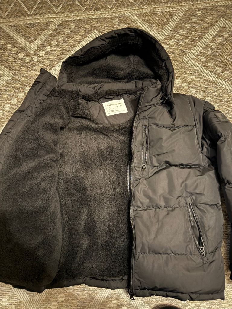 2 Zip Bubble Jacket Mens