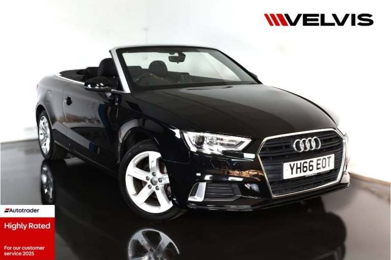 2016 Audi A3 1.4 TFSI Sport 2dr CONVERTIBLE PETROL Manual