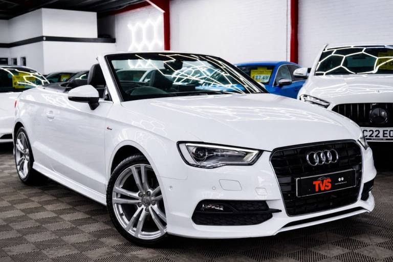 2014 Audi A3 Cabriolet 1.4 TFSI CoD S line Convertible 2dr Petrol Manual Euro 6 (s/s) (150 ps) Co...