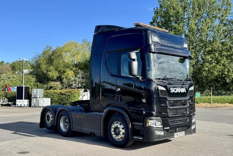 2022 22 plate Euro 6 Scania R540 6×2 Tractor Unit