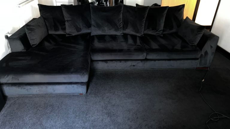 DFS left hand facing corner sofa 