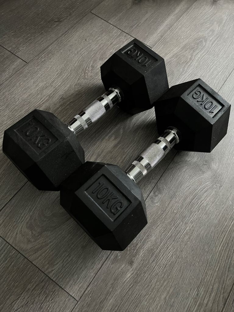10 kg dumbbells 