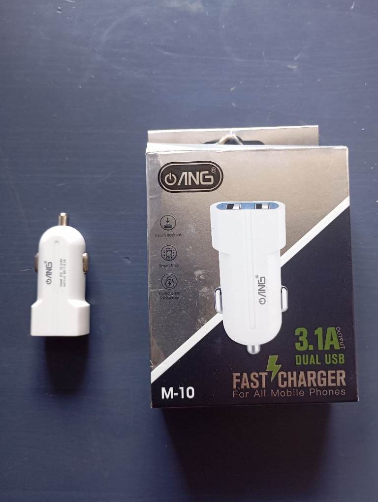 ANG Fast Car Charger M-10 - Dual USB