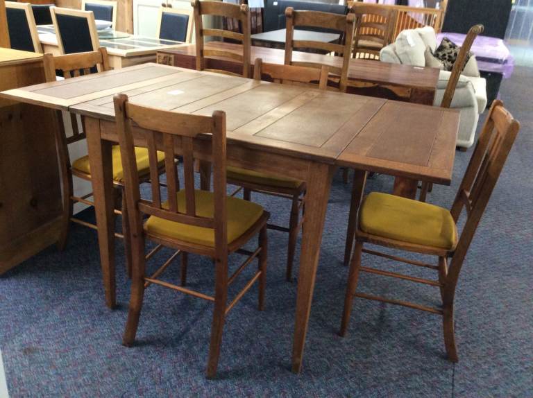 Dining table & 4 chairs  #64601  £125