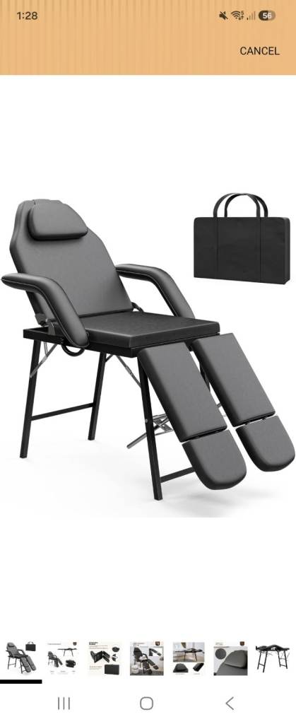 Portable beauty bed
