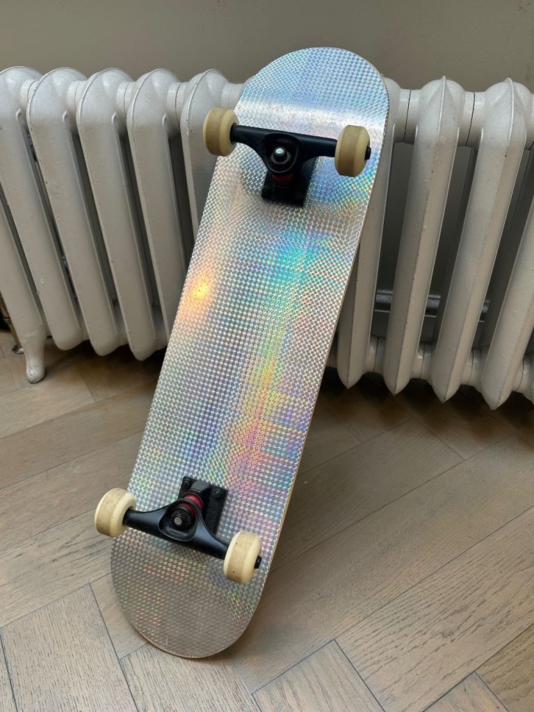 AODI Skateboard – Holographic Deck, Good Condition