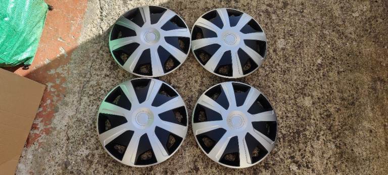 Peugeot boxer ducato relay 15" motorhome wheel trims deep dish 