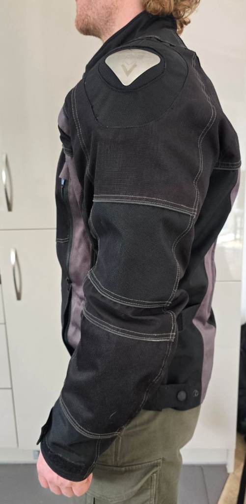 Frank Thomas Aqua Pore Titanium Motorcycle Jacket XL